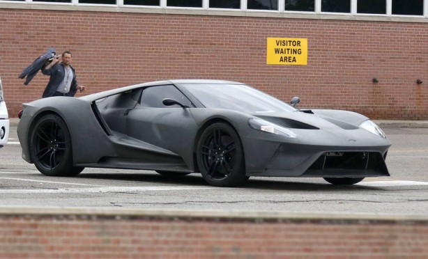 2016 Ford GT prototype front quarter
