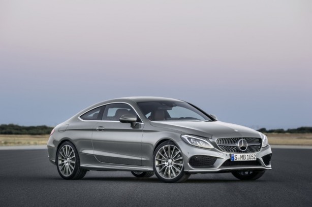2016 Mercedes C-Class Coupe front quarter