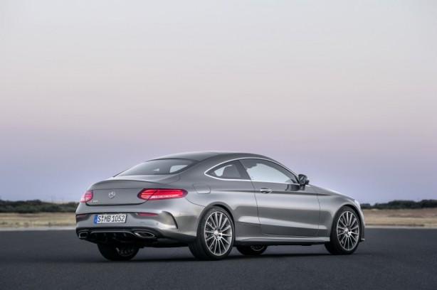 2016 Mercedes C-Class Coupe rear quarter