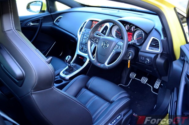 2015 Holden Astra VXR interior
