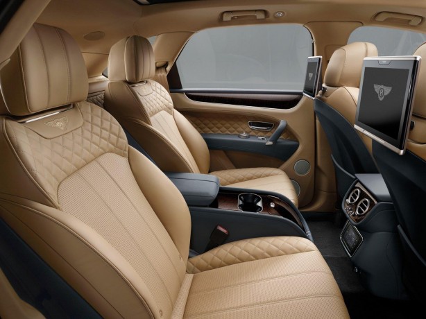 Bentley Bentayga rear seats