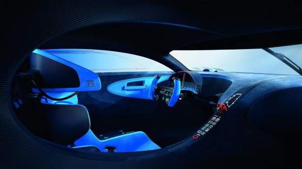 Bugatti Vision Gran Turismo interior