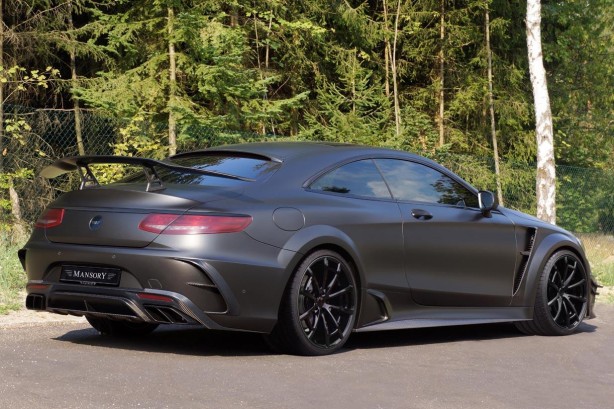 Mercedes-AMG S63 Coupe Black Edition by Mansory back