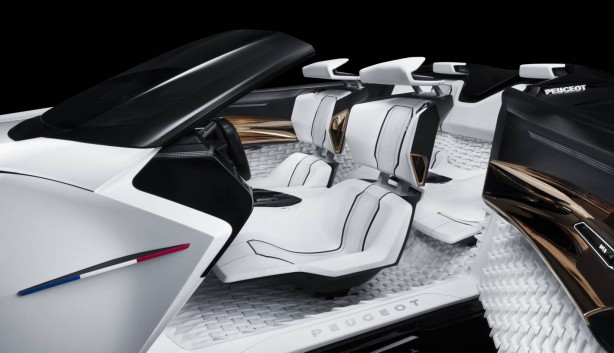 Peugeot Fractal concept seats