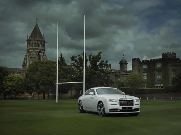 Rolls-Royce Wraith - History of Rugby front quarter