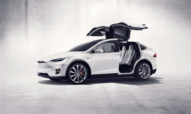 Tesla Model X Falcon Wing rear doors