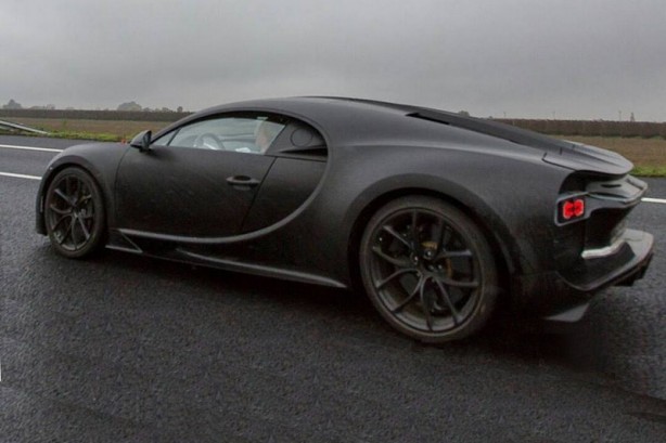 Bugatti Chiron prototype spy photo