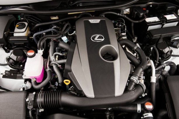 2015 Lexus GS 200t F Sport engine