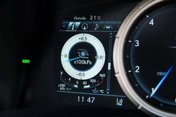 2015 Lexus GS 200t F Sport instruments