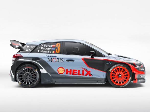 2016 Hyundai i20 WRC side