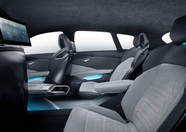 Audi h-tron quattro concept rear seats