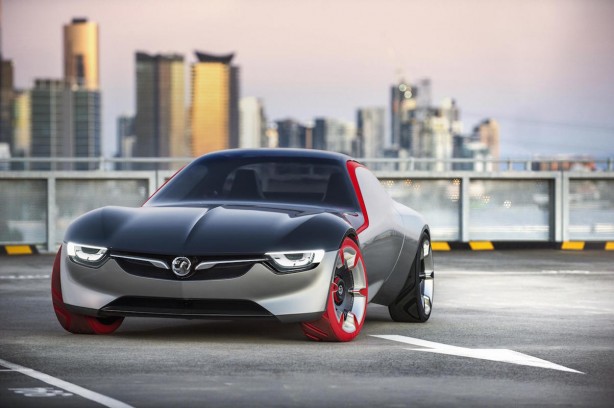 opel:vauxhall gt concept front