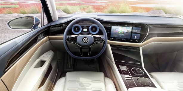 volkswagen t-prime concept gte interior