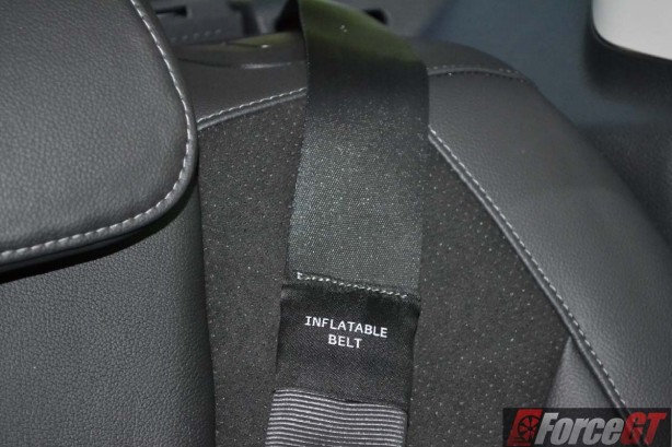 2016 ford mondeo trend wagon inflatable rear seatbelt