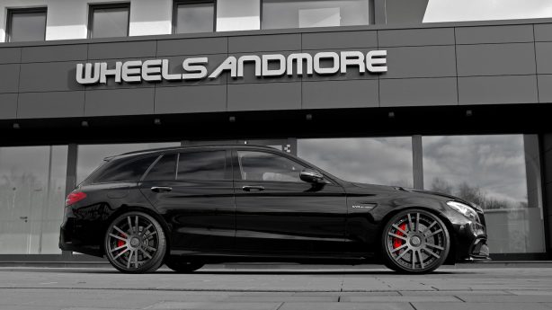 mercedes amg c63 estate tuned by wheelsandmore side
