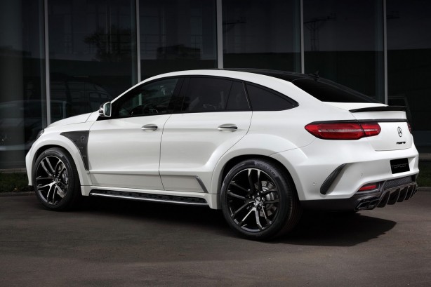 mercedes amg gle coupe with topcar inferno kit rear quarter-1