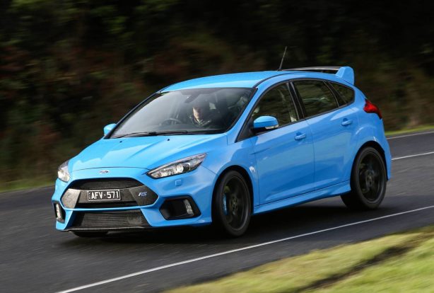 2016 ford focus rs launch front quarter