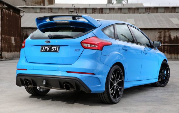 2016 ford focus rs launch rear quarter