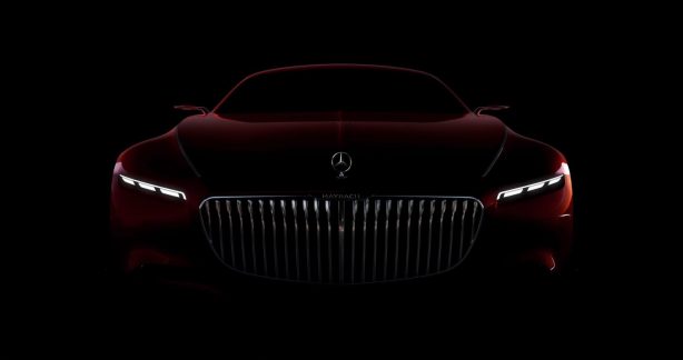 mercedes-maybach 6 concept teaser front